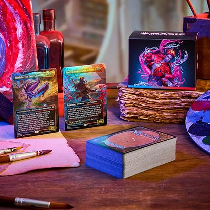 Magic: The Gathering Secrets of Strixhaven Commander Deck - Prismari Artistry (100-Card Deck, Deck Box + Accessories) en Inglés