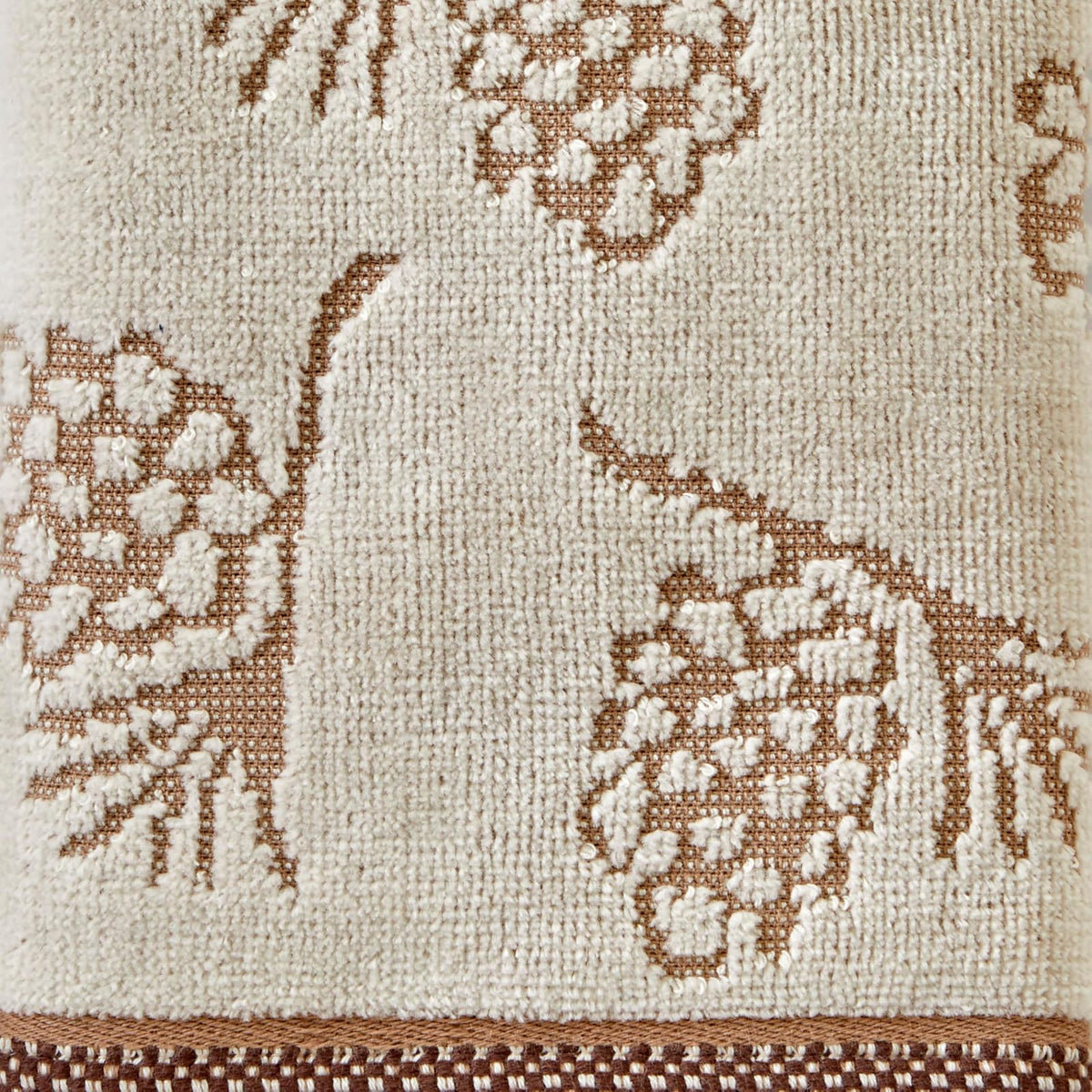 SKL Home Pinecone Jacquard Toalla de Mano (Paquete de 2)