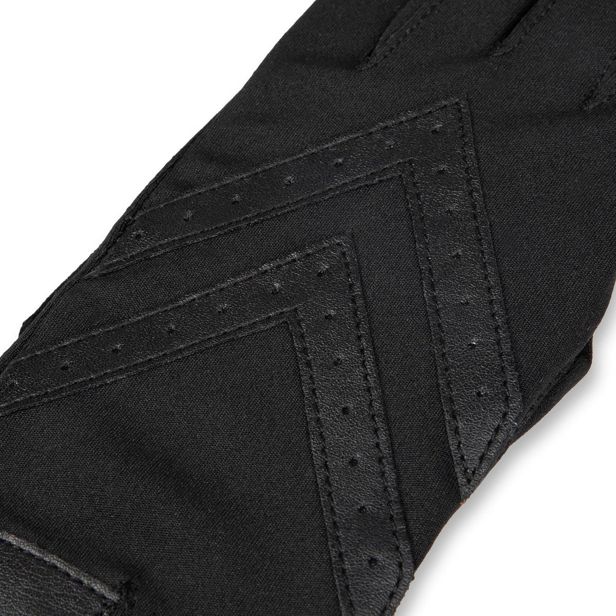 ISOTONER Guantes cortos de licra con tiras de piel en la palma guantes para clima frío para Mujer