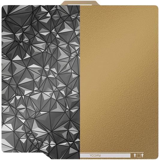 YOOPAI PEO+Pei Placa de construcción para Laboratorio Bambu, Plataforma de construcción 3D de Doble Cara de 257 x 257 mm, Hoja Pei PEO con Textura de impresión 3D para impresoras 3D Bambu Lab