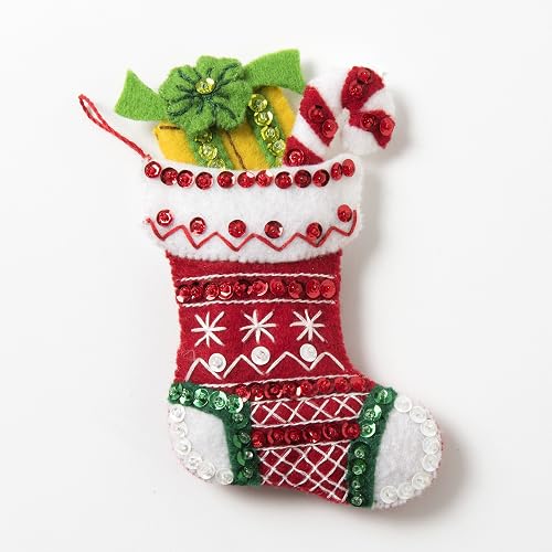 Bucilla Nordic Snowman - Kit de calcetines