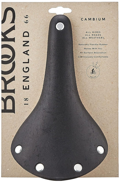 Brooks England Cambium C17, Sillín de Bicicleta Resistente a Cualquier Clima, Impermeable