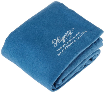 Hagerty Silver Keeper Holloware - Bolsa antideslustre para Cubiertos de Plata, Fabricada en Estados Unidos, Certificado Kosher - 24 x 30 Pulgadas, Azul (1 Unidad)