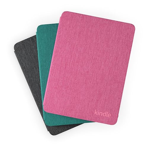 Funda para Kindle Paperwhite y Kindle Colorsoft, ligera y resistente al agua, funda protectora plegable, tela