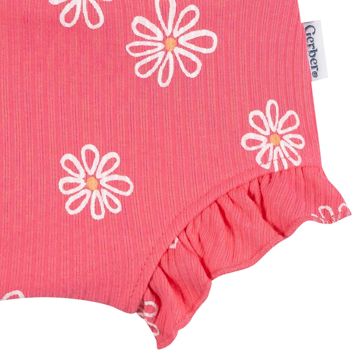 Gerber Paquete de 3 Pantalones Cortos de Burbujas Pantalones Cortos para Bebé-Niñas