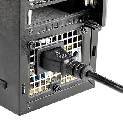 StarTech PXT10112 Cable de Alimentación Corriente para PC Computadora C13 a Enchufe NEMA5-15P con Toma a Tierra, 14 AWG, 3.6m