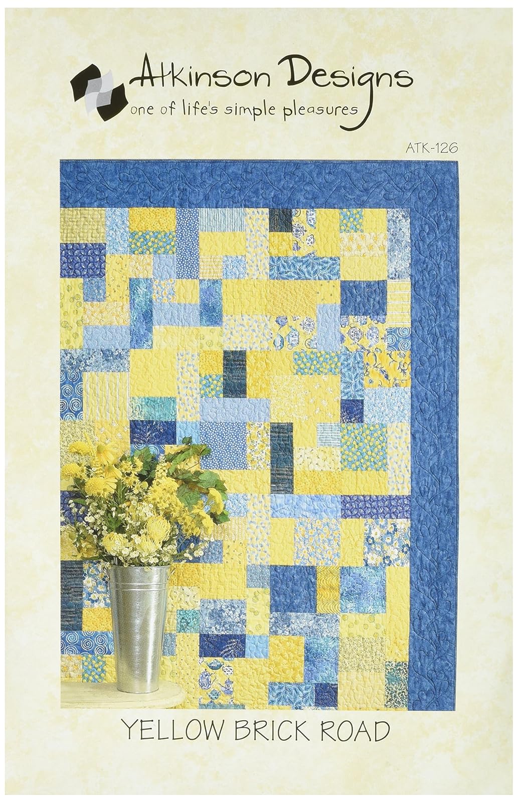 Atkinson Design Yellow Brick Road Ptrn AtkinsonDesignsYellowBrickRoad Amarillo alfonbrilla para Mouse