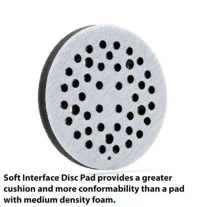 Cubitron - Almohadilla de disco de interfaz suave 3M Clean Sanding 28321