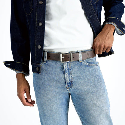 Levi's Cinturón Reversible, color Negro/Café