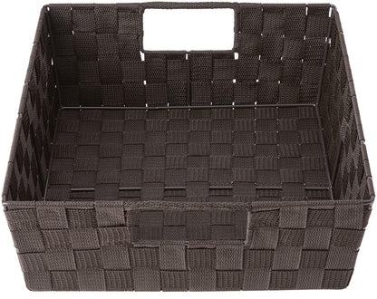 Whitmor Correa Tejida Estante, Casual, Espresso, 13W x 15D x 5H in., 1
