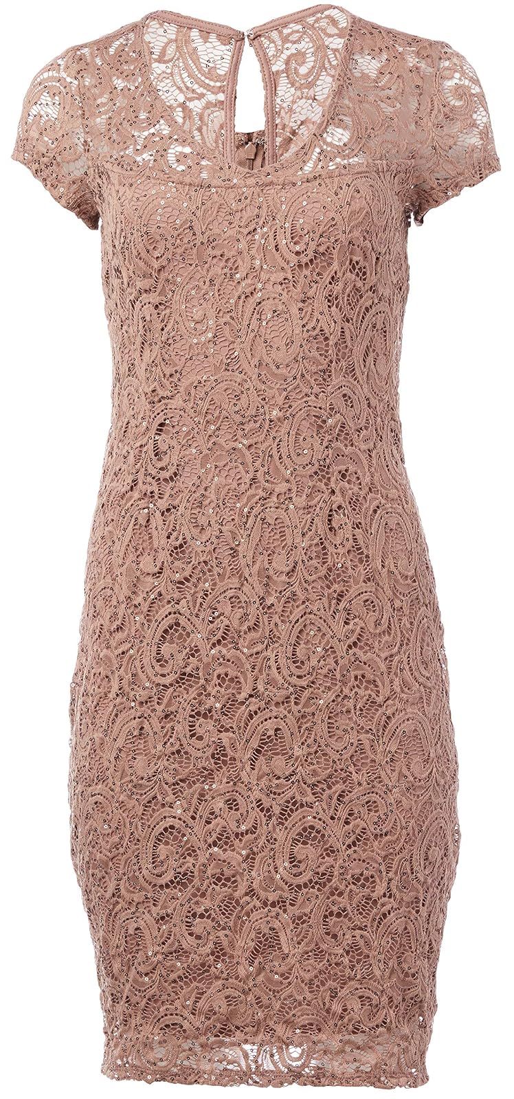 Marina Vestido de cóctel de Encaje con Lentejuelas Vestido de Coctel para Mujer