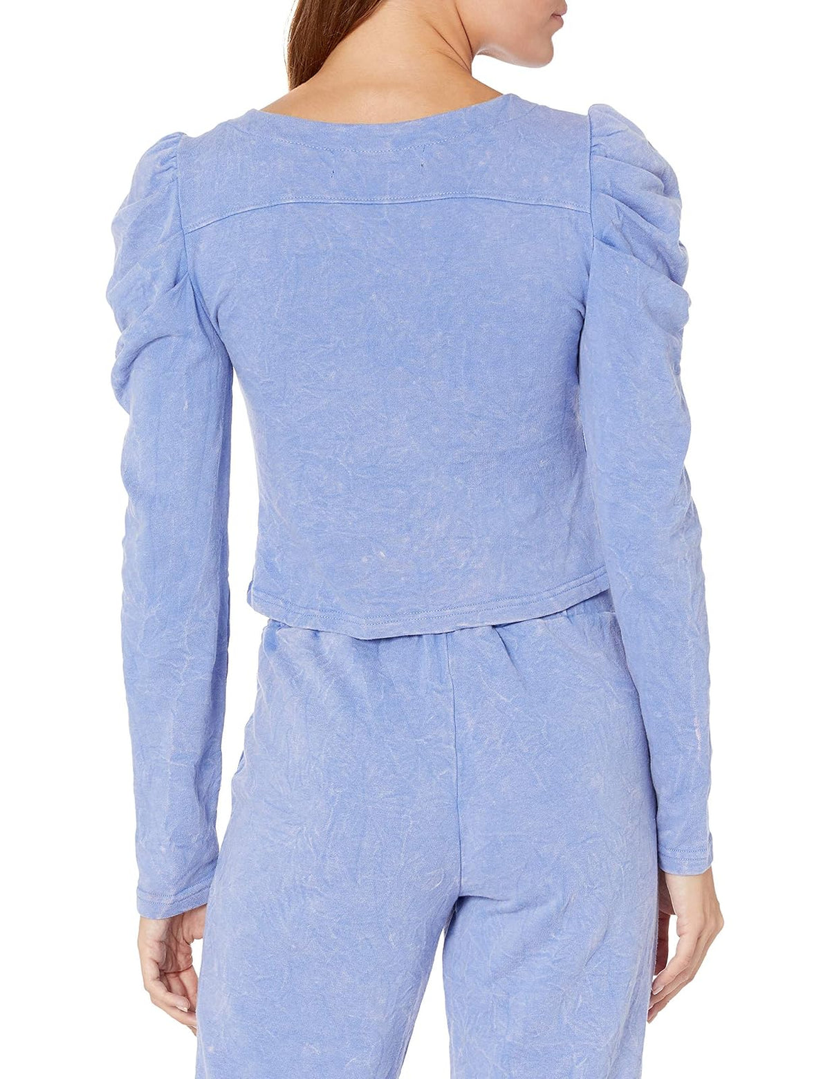 KENDALL + KYLIE Manga abombada y cuello en V - Exclusivo Sweatshirt para womens
