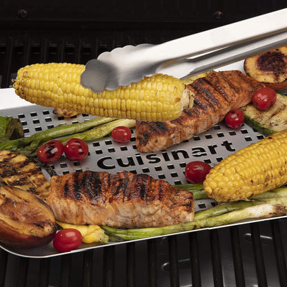 Cuisinart Pinzas para Parrilla CIT-102 | 40.6 cm, acero inoxidable, 1 pieza, empuñaduras de silicona