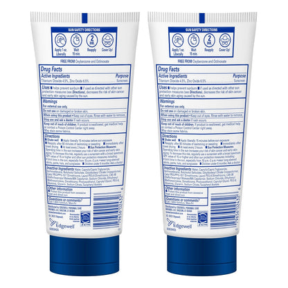 Banana Boat Baby 100% Mineral, Tear-Free, Reef Friendly, Broad Spectrum Sunscreen Lotion, SPF 50, 6oz. , 2 Count (Pack of 1)