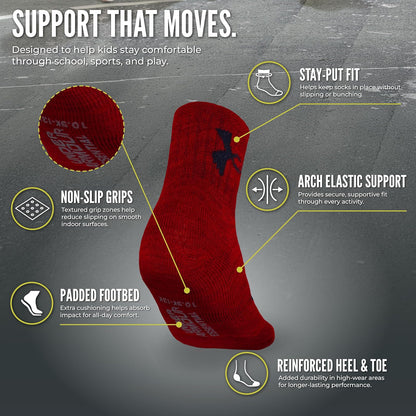 Under Armour Paquete múltiple de calcetines para niños