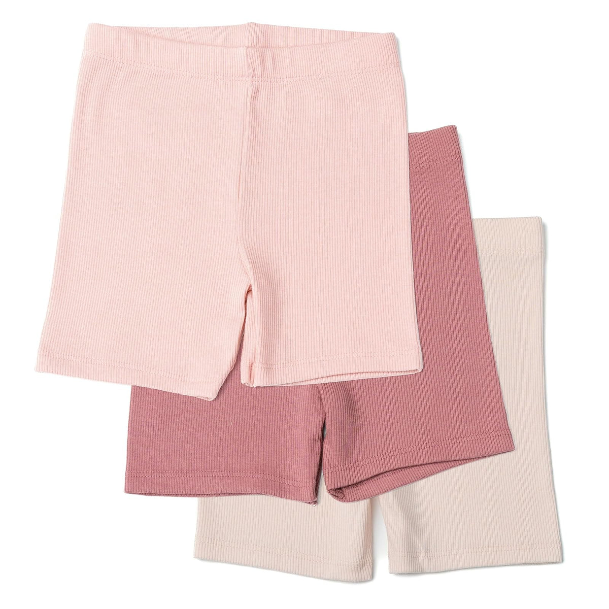 Gerber Paquete de 3 Pantalones Cortos de Bicicleta sin Cierre para niños pequeños Pantalones Cortos informalesBebé-Niñas