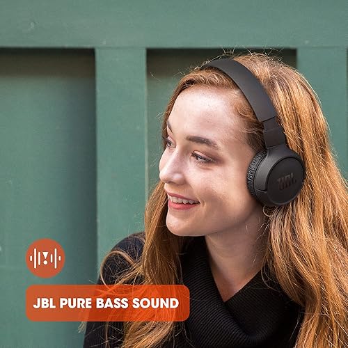 JBL Tune 510BT - Auriculares in-Ear inalámbricos con Sonido Purebass, Color Negro