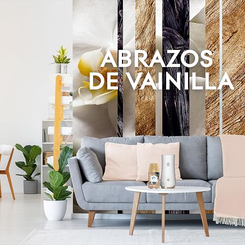 Glade Aromatizante para Hogar Automático 1 Aparato y 2 Repuestos Abrazos de Vainilla