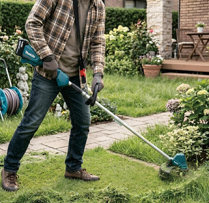 Makita Combo Inalámbrico para Jardín: Desbrozadora DUR192LZ + Sopladora DUB185SFX1