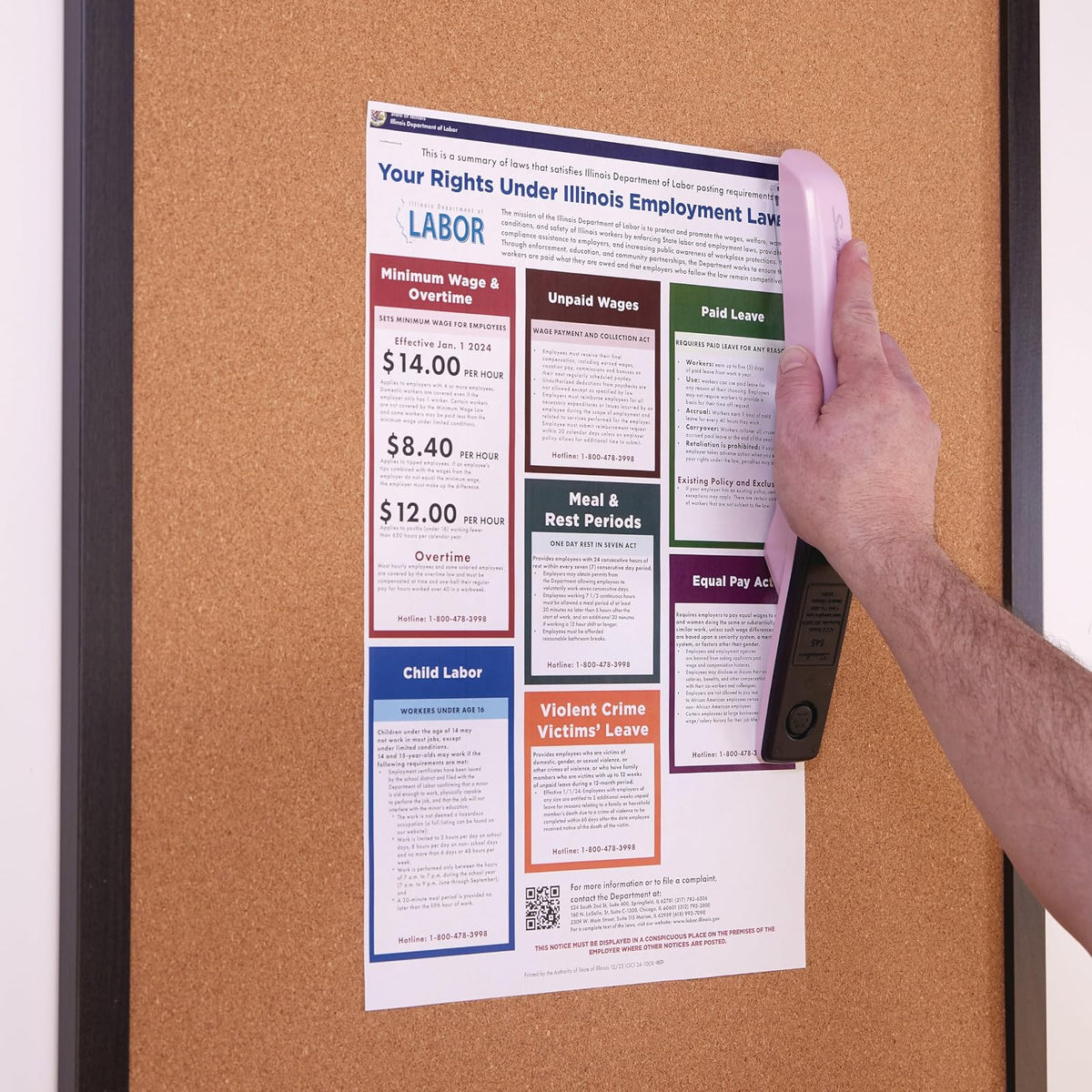 Swingline Grapadora, capacidad de 20 hojas, grapadora de computadora 545, color rosa rubor (S7054513)