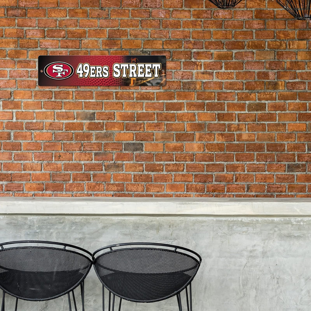 NFL Alta Resolución de plástico placa de calle