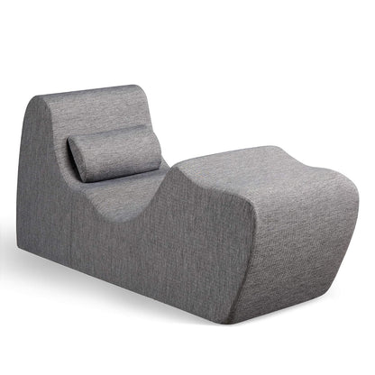 ZINUS Lotus - Tumbona de Gravedad Cero, reclinable de Espuma para Sala de Estar, posicionamiento ergonómico para una Mejor relajación, Almohada incluida, sin Montaje, Gris Oscuro