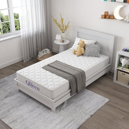 NapQueen Colchón de Espuma viscoelástica de 8 Pulgadas, Individual, Mediano, Firme, Cama en una Caja