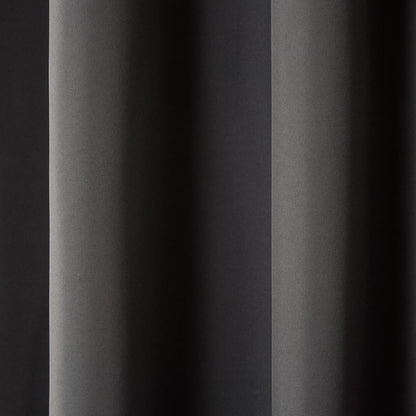 Exclusive Home Indoor/Outdoor Solid Cabana Grommet Top Curtain Panel Pair, Charcoal, 54x108, 2 Piece