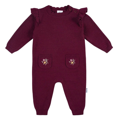 Gerber Sweater Knit Romper Jumpsuit Conjunto de camisetas para bebés y niños pequeños bebés niñas
