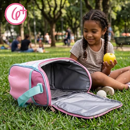 Ruz Lonchera Infantil y Preescolar | Minnie Mouse | 100% Poliéster Capacidad 3 Litros | Bolso Escolar para Niños con Forro de Aluminio y Cierre de Cremallera | Recomendado desde 3 años