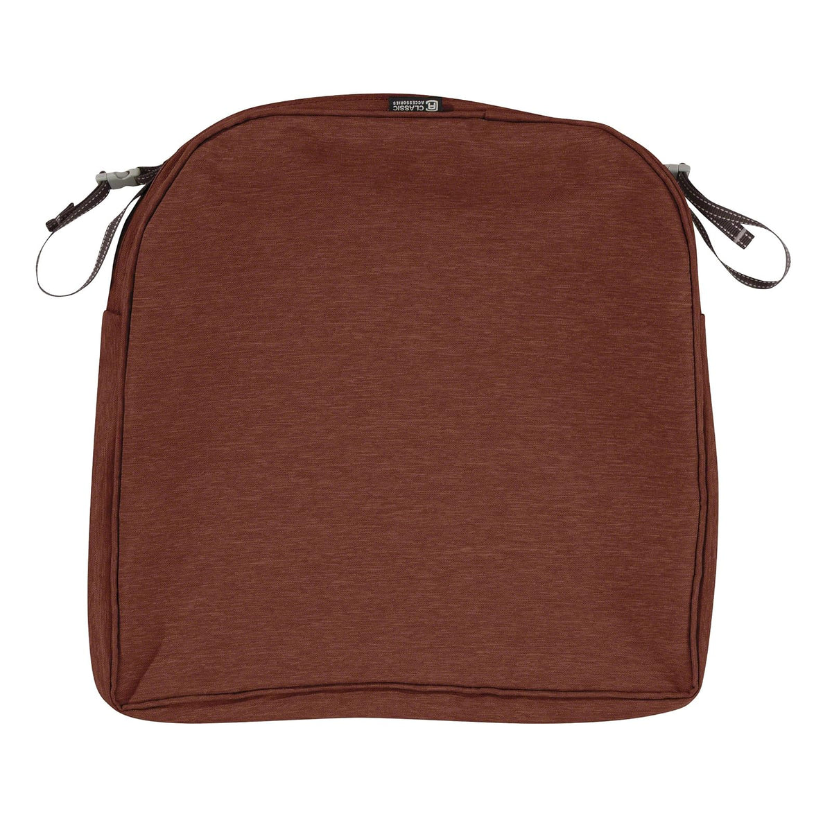 Classic Accessories Montlake Funda de Cojín para Asiento de Patio - 2" x 18" - jaspeado henna