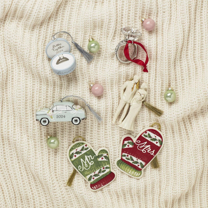 Lenox 895775 2024 Together Forever - Decoración de Caja de Anillo, Navidad