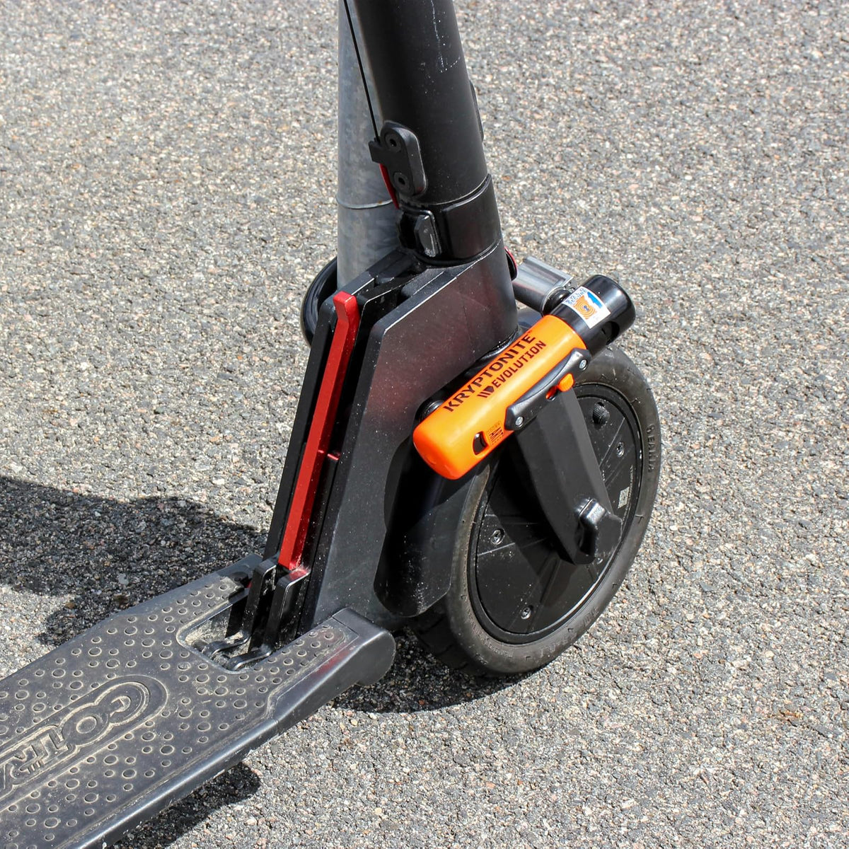 Kryptonite Evolution Mini-5 - Cerradura de bicicleta con bloqueo en U de 13 mm con soporte FlexFrame-U, color negro