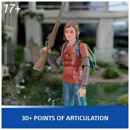 PlayStation The Last of Us, Pack de 2 Figuras de acción de Joel & Ellie de 15 cm con 19 Accesorios, The Shapes Collection, para Fans y coleccionistas de la PS5 a Partir de 17 años