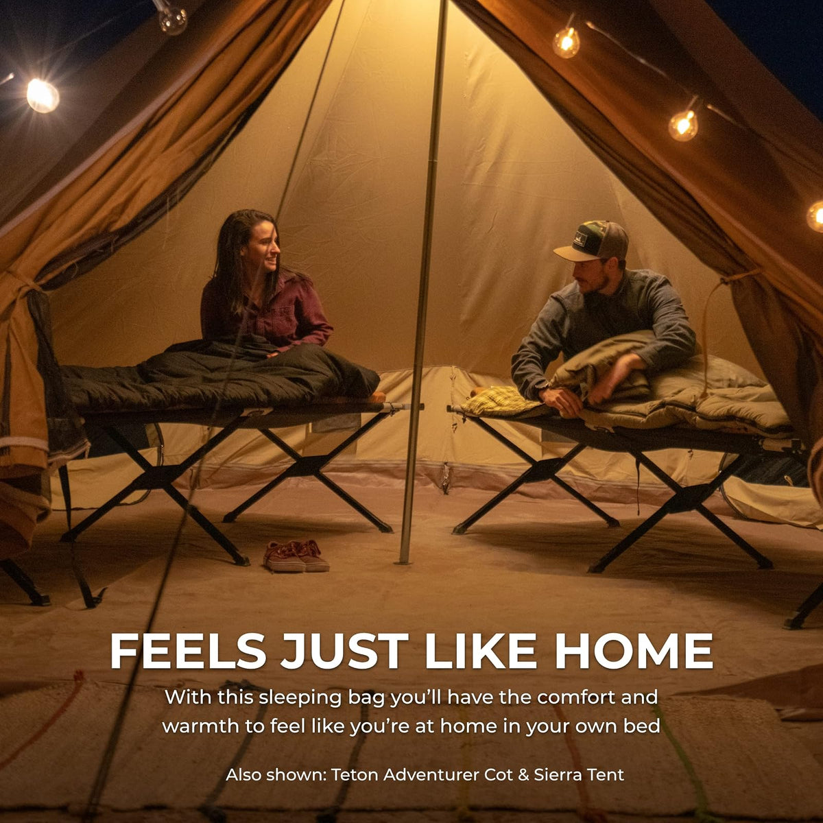 TETON Sports Fahrenheit Mammoth Queen-Size Double Sleeping Bag; Warm and Comfortable; Double Sleeping Bag Great for Family Camping; Compression Sack Included