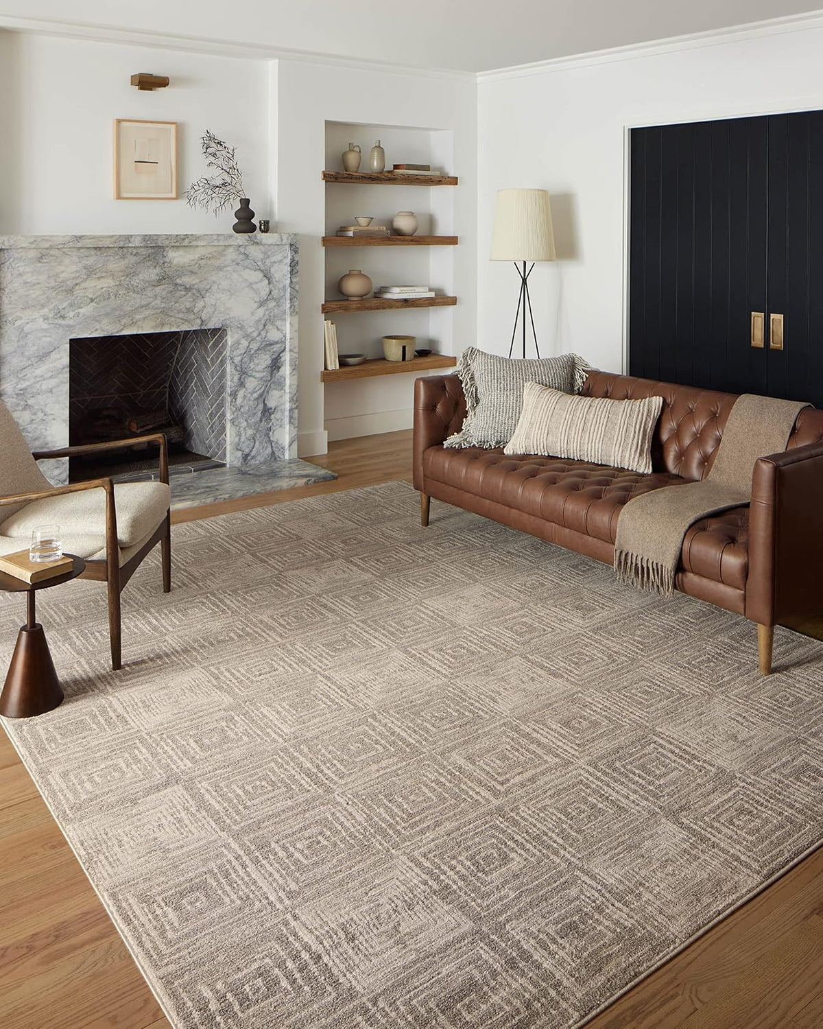 Loloi Rugs Darby - Alfombra de Pasillo Tejida - 8' x 2'7" (Rectangular) - Beige - Grey