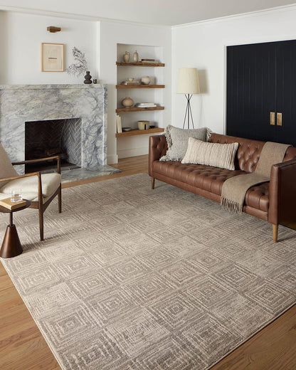 Loloi Rugs Darby - Alfombra de Pasillo Tejida - 8' x 2'7" (Rectangular) - Beige - Grey