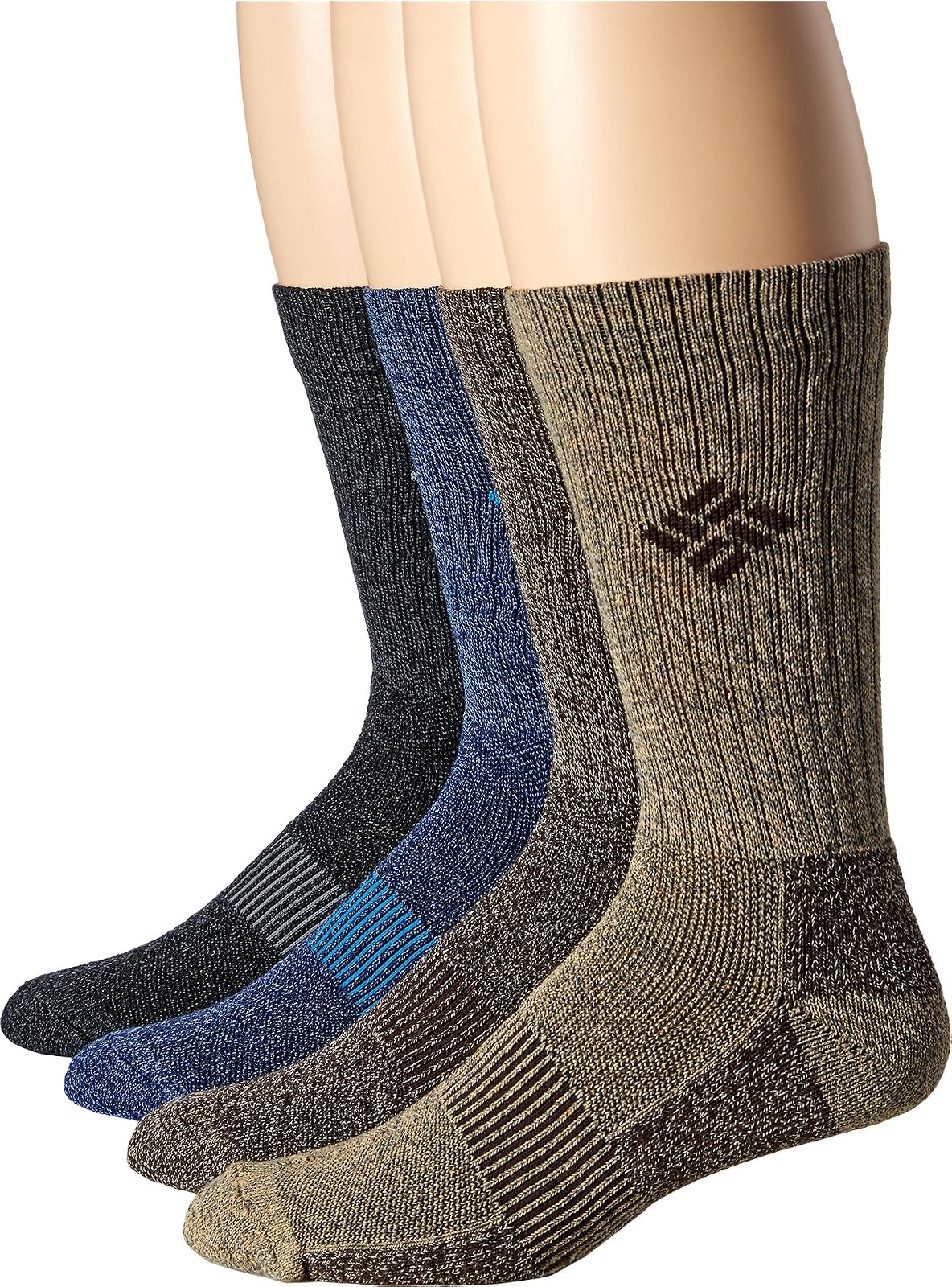 Columbia Calcetines Deportivos para Mujer - 10-13 - Negro