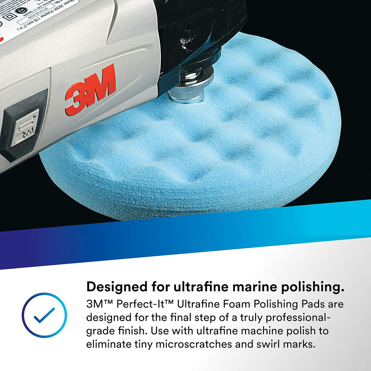 3M Perfect-It NP 5708 3M Ultrafina Borla de Esponja para Abrillantar azul 2 Caras