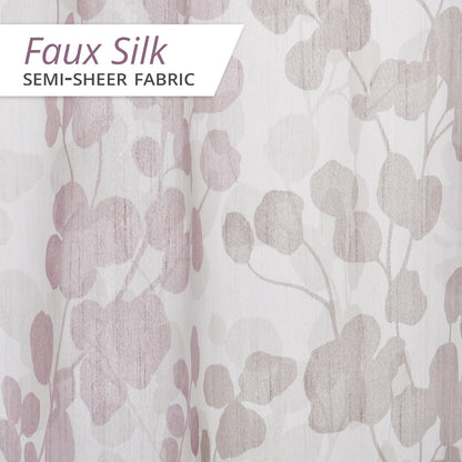 MAYTEX Clementine Cortina de Ducha de Tela, Casual, Púrpura, 70 x 72, 1
