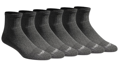 Dickies Calcetines Dri-Tech Control de Humedad para Hombre - XL - Gris jaspeado (6 pares)