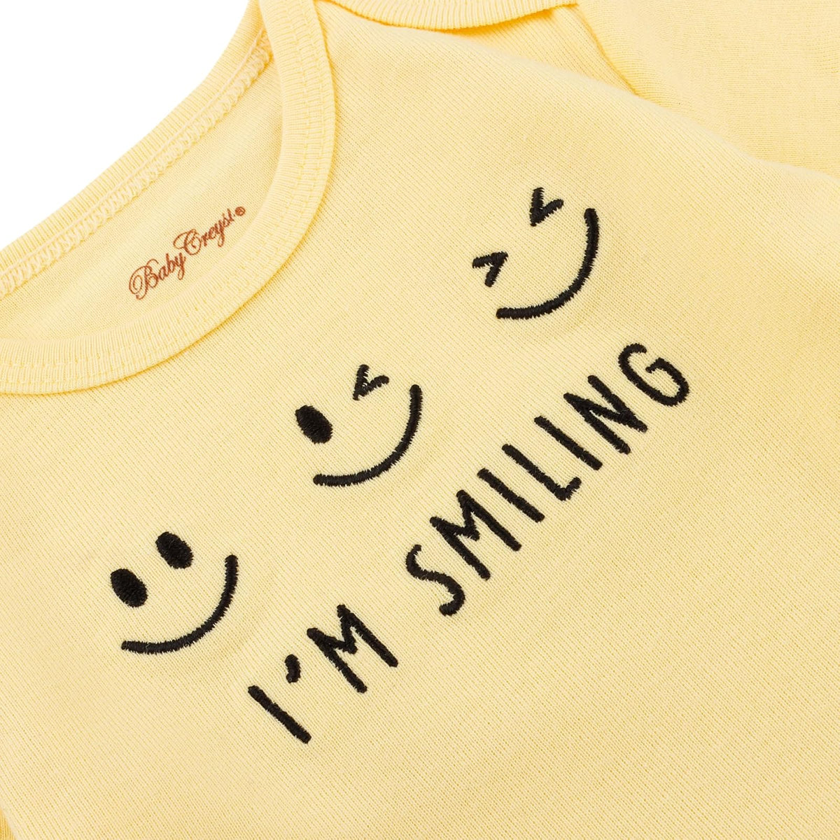 Baby Creysi Playera Manga Corta para Bebé Niño Algodón Hipoalergénico