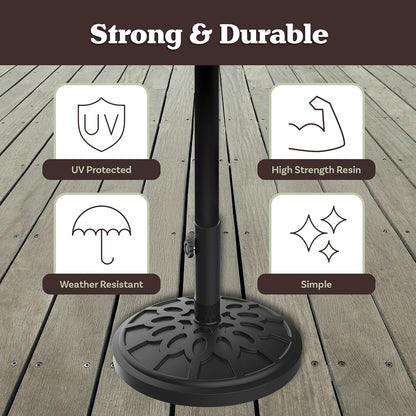 Pure Garden 50-103 Umbrella Base Outdoor Patio Umbrella Holder