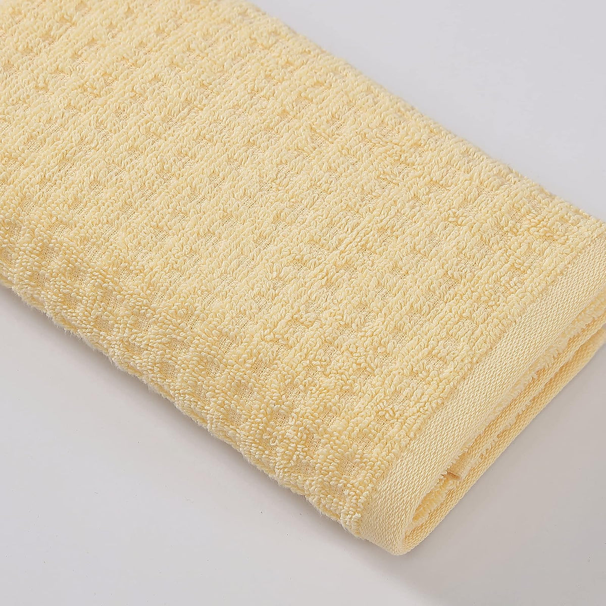 Tommy Bahama - Toallas de Mano, Toallas de algodón Suaves y absorbentes, Bajas Pelusas, Resistentes a la decoloración (Amarillo del Pacífico Norte, 2 Piezas)
