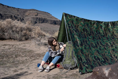 Stansport - Lona para rasgaduras (Camuflaje de Servicio Medio)