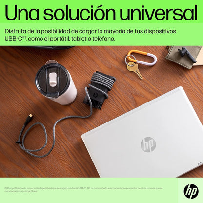 HP Cargador de Laptop 65W, USB-C (671R2AA)