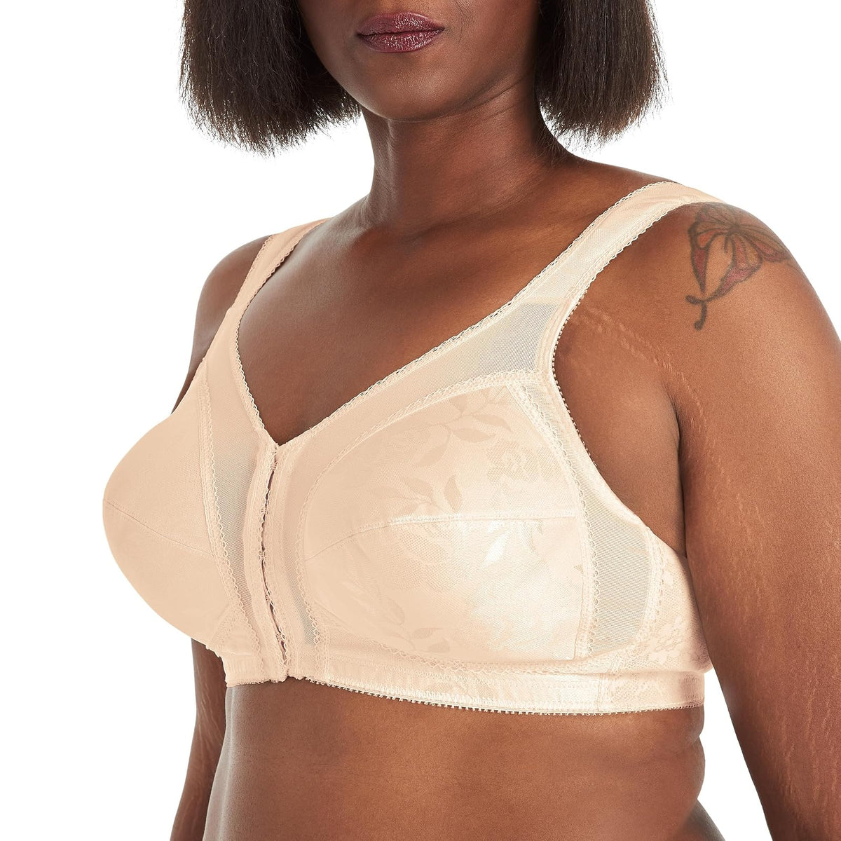 Playtex Women's Plus Size Front-Close Bra with Flex Back