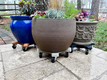 Bosmere S18410 - Caddie para plantas (16 pulgadas), color negro