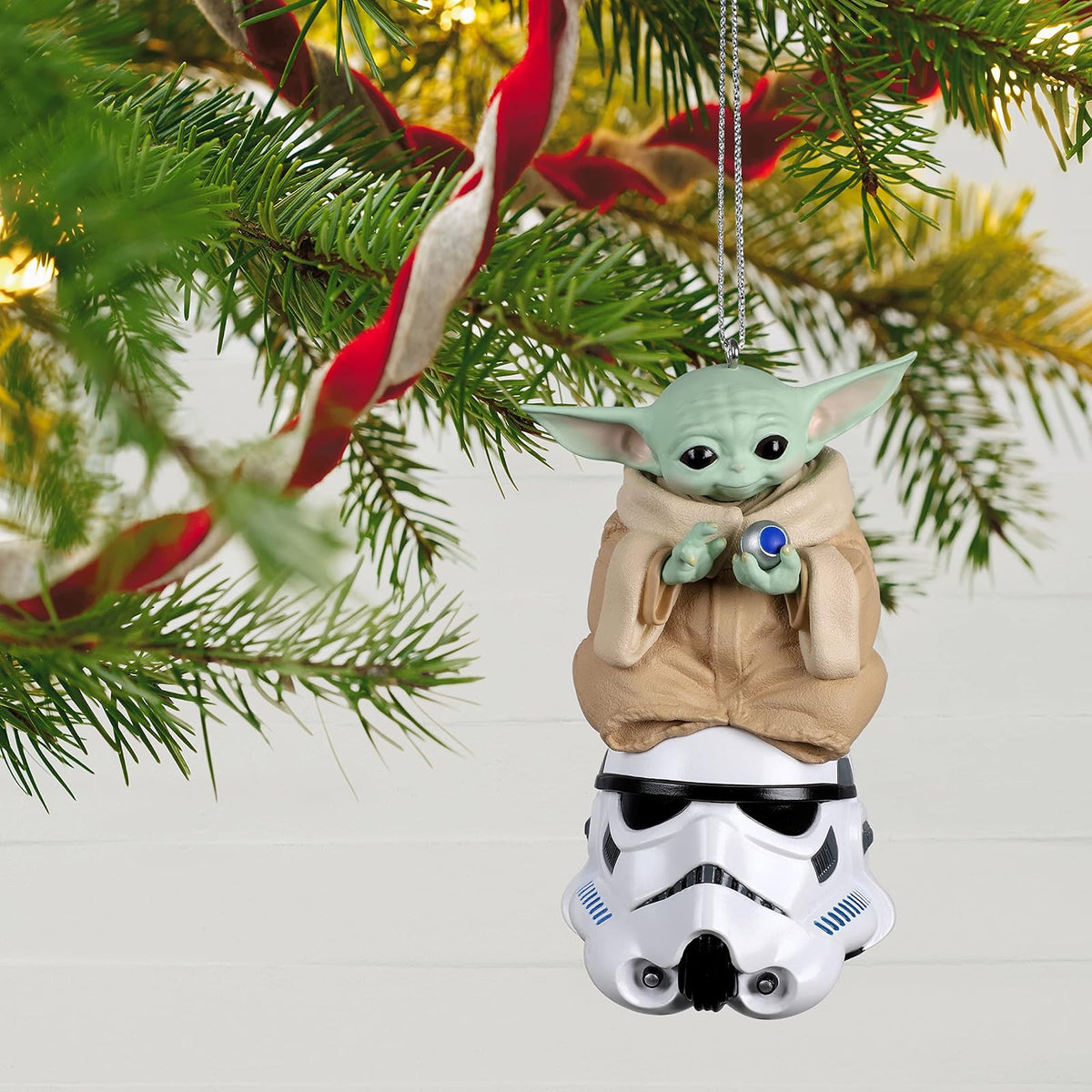 Hallmark - Adornos de Navidad de Star Wars: The Mandalorian The Child