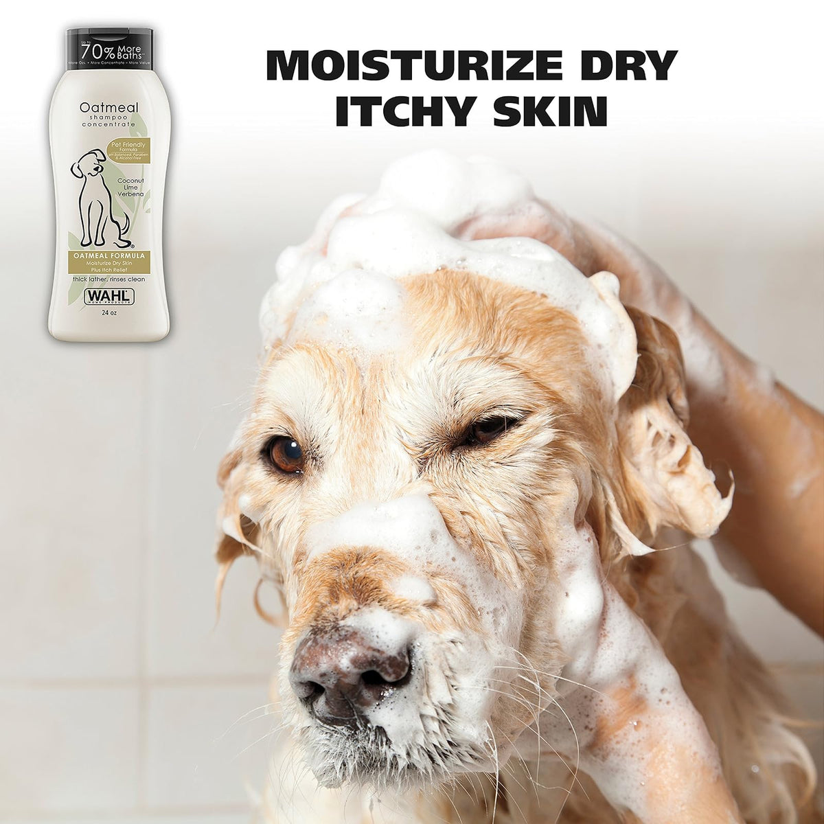 Wahl - Champú de Avena 100% Natural para Mascotas #820004T